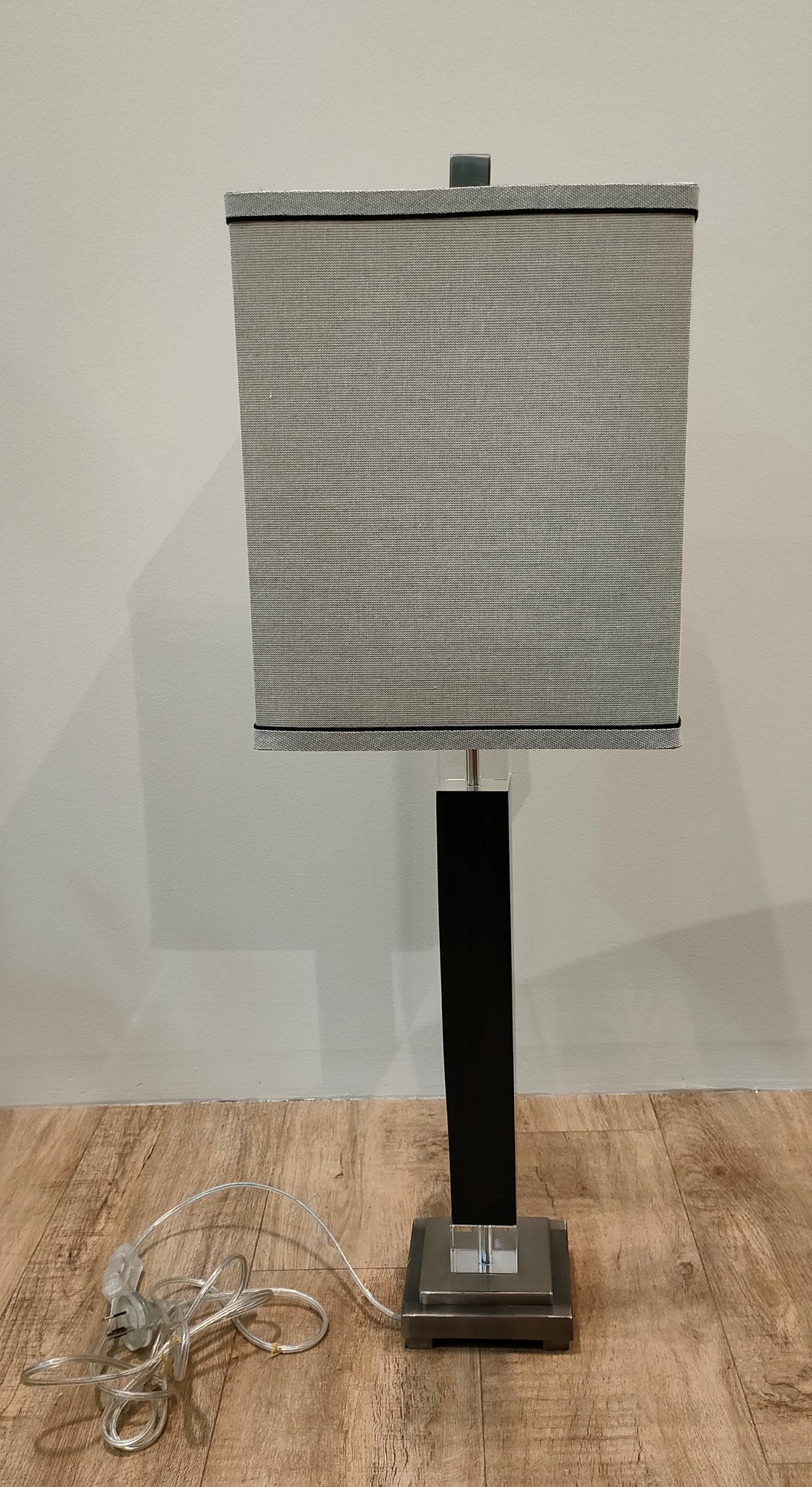 Leopold lamp - custom linen shade