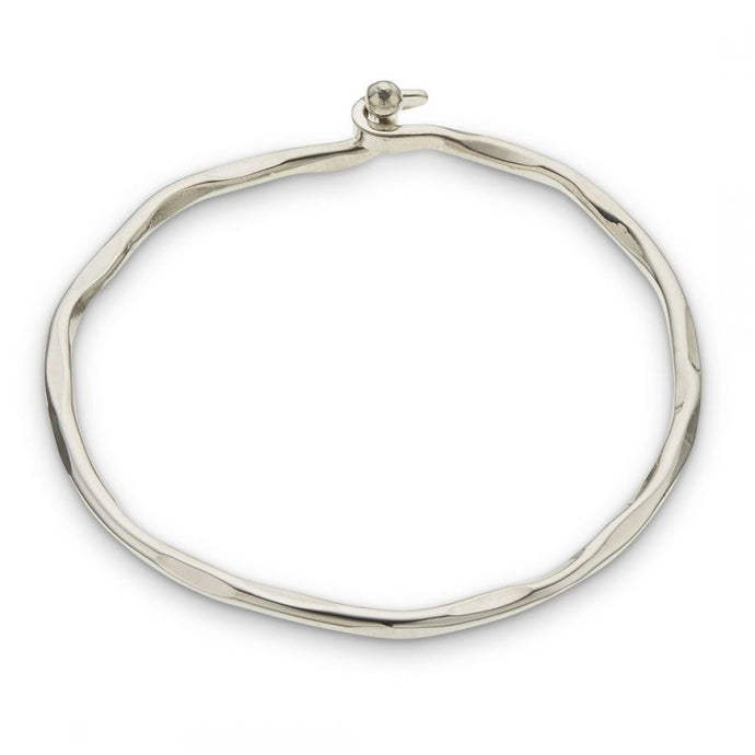 Silver Openable Bangle