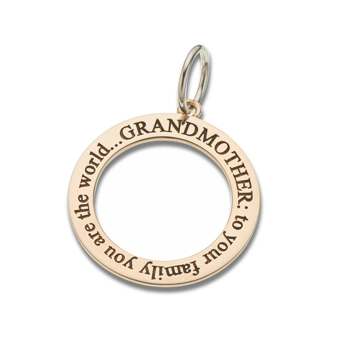 Grandmother Open Circle Charm