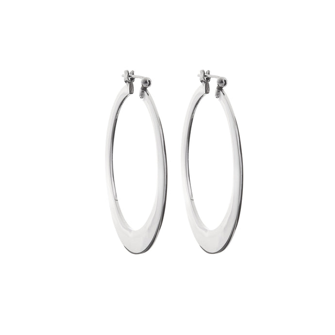 Solid Round Hoop Earring