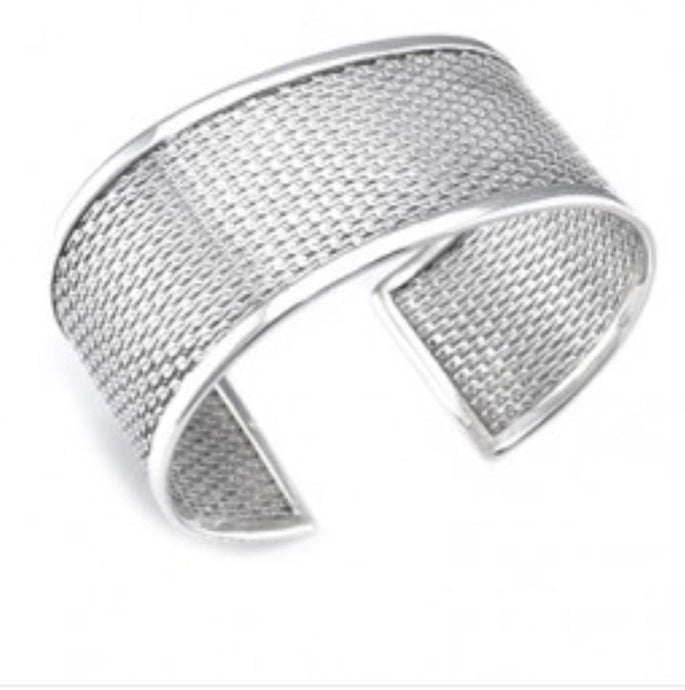 Sterling Silver 6cm wide cuff