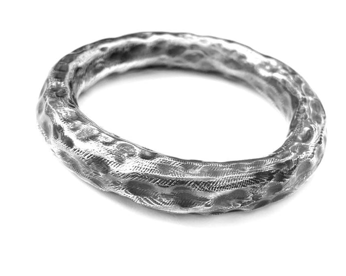 Oxidised Safari Thick Round Bangle